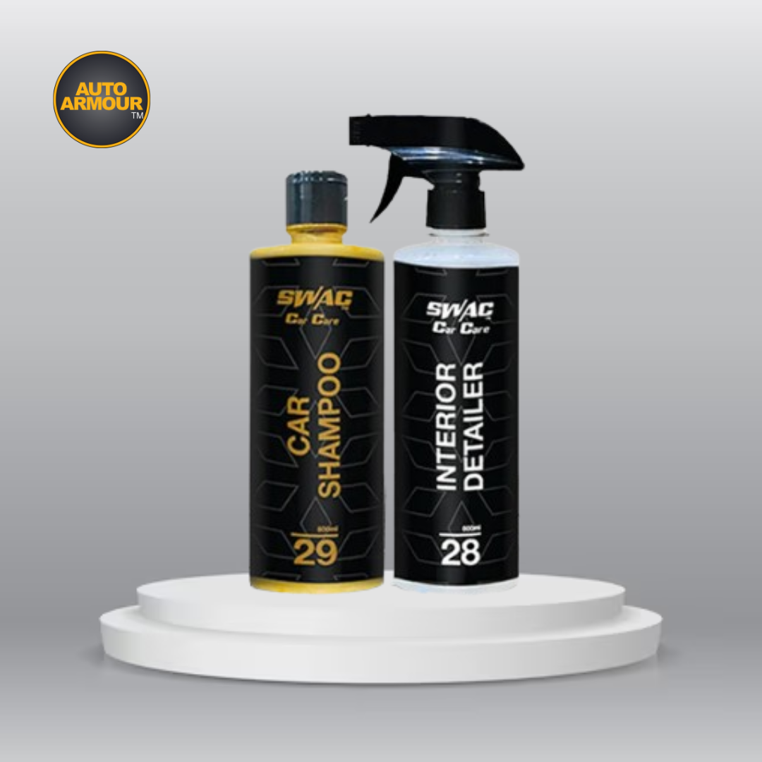 SWAC Car Care Shampoo+Swac Car Care Interior Detailer