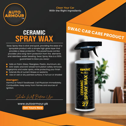 SWAC Car Care Shampoo+SWAC Ceramic Exterior Spray Wax