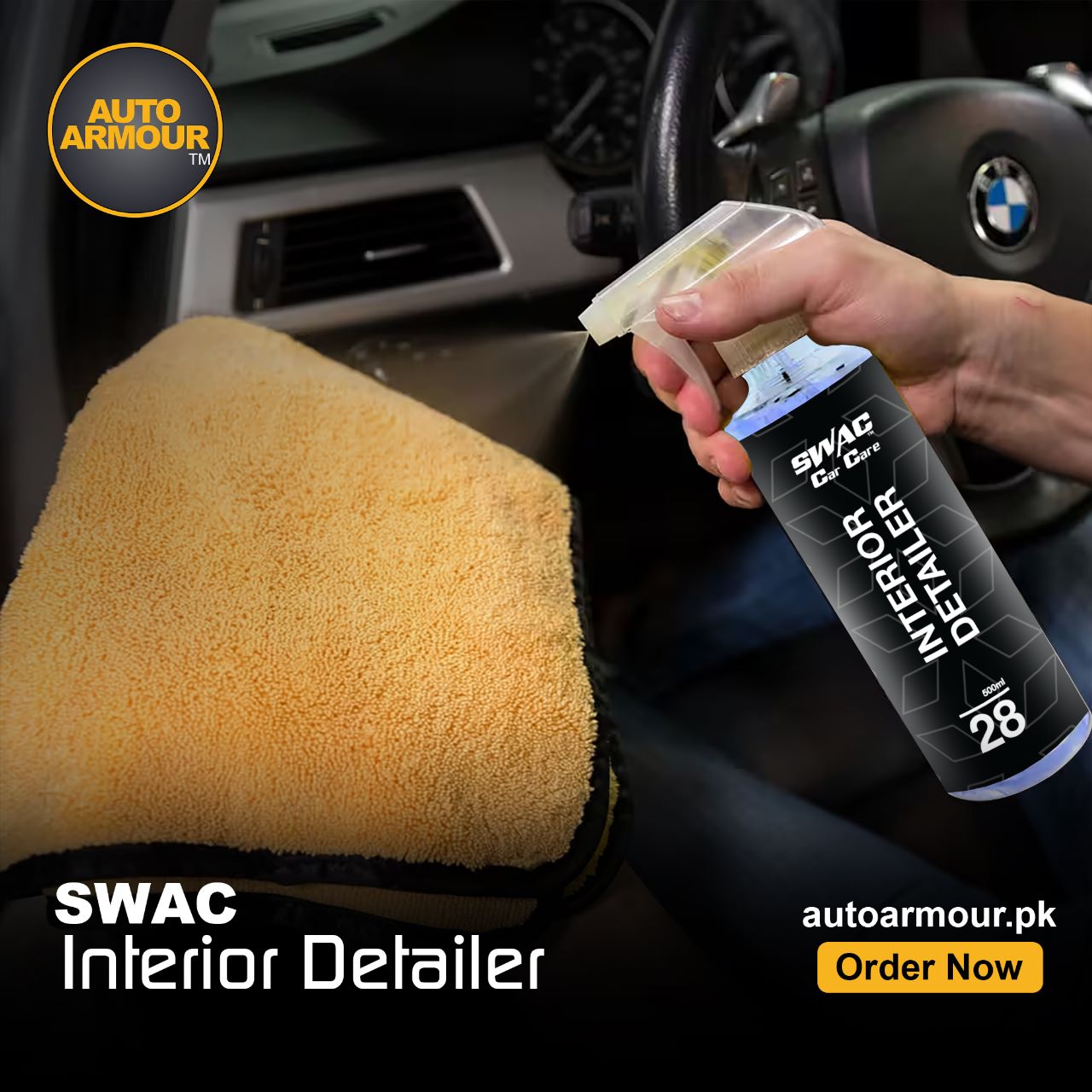 Swac Car Interior Detailer  Trims and Plastic Gloss – Autoarmour