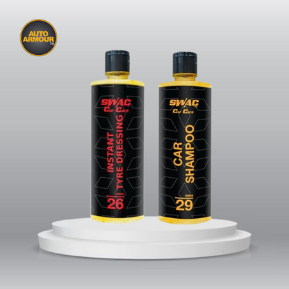 SWAC Car Care Shampoo+SWAC Instant Tyre Dressing