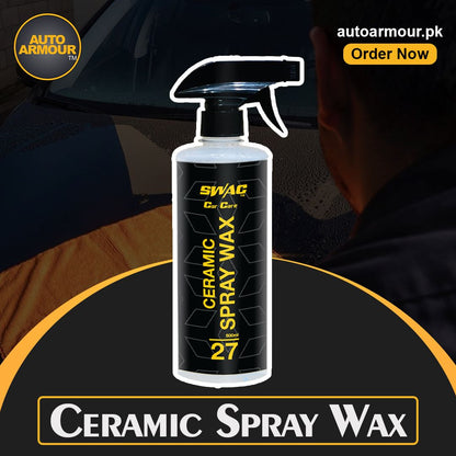 Swac Ceramic Car Exterior Spray Wax | Protection Gloss Enhancer