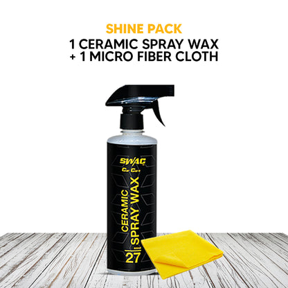 Ceramic Spray Wax With Micro Fiber Cloth