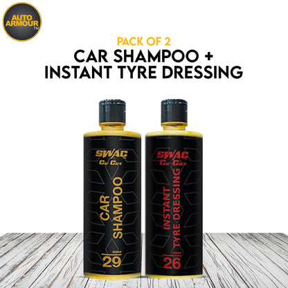 SWAC Car Care Shampoo+SWAC Instant Tyre Dressing