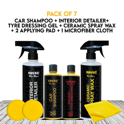 Pack of 7 Swac Car Care